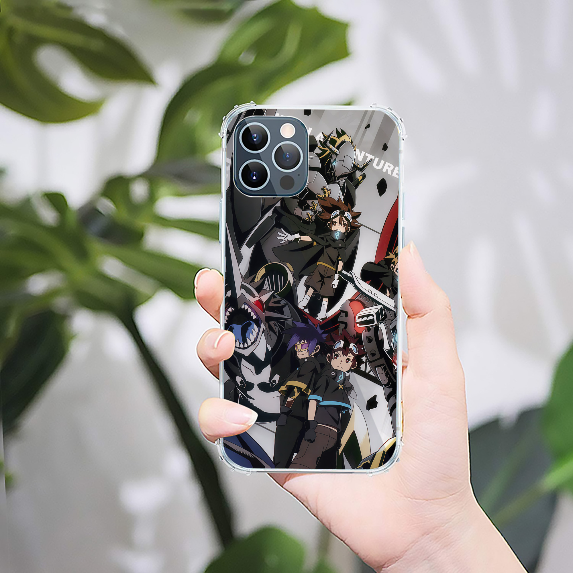 （画像用） Digimon デジタルモンスター/デジモン 【iPhone 12シリーズ対応】透明スマホケース（クリアソフトケース）